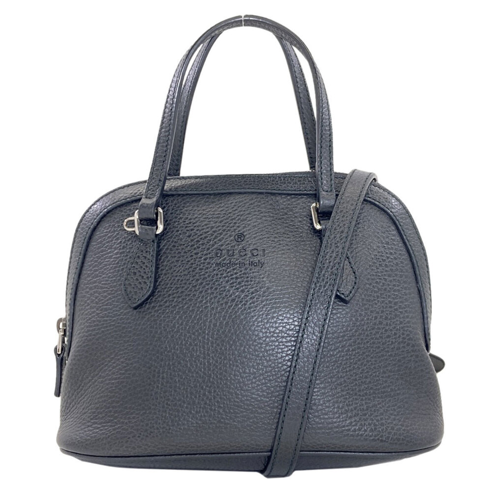 GUCCI Authentic Black Leather Bag